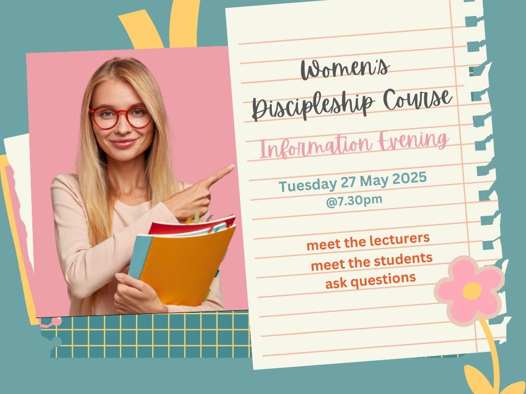 Cover Image: women039s-discipleship-course-information-evening